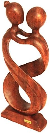 12 Inch Handmade Wooden Abstract Love Sculpture