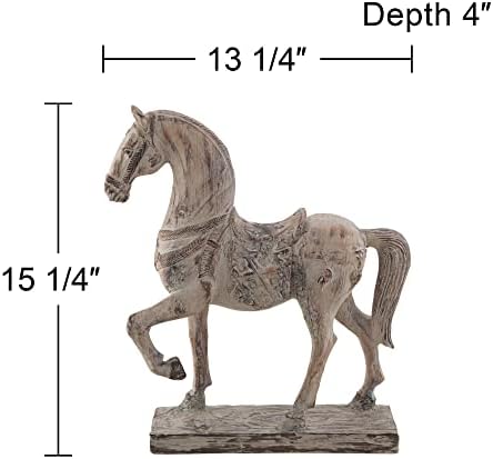 Kensington Hill Rustic Horse Statue 15 14 Inch