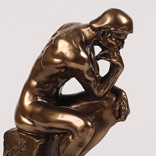 Magicsculp Thinker Statue Cold Cast Bronze 88 Inch Collectible
