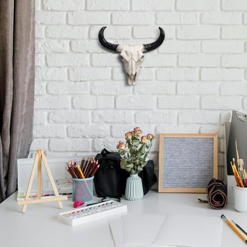 Cow Skull Wall Hanging for Farmhouse Decor