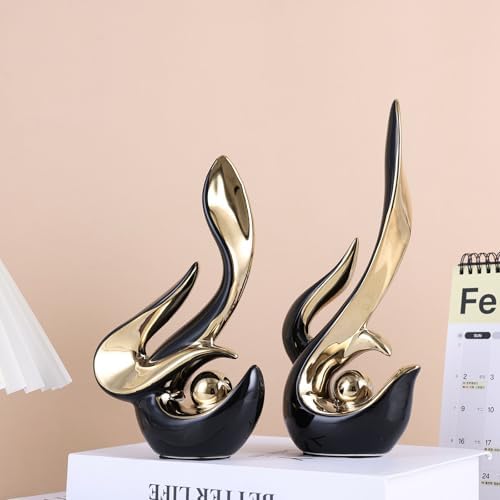 Modern Abstract Art Ceramic Statue for Home Decor