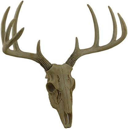 Zeckos Little Bucky 15-Inch Wall Faux Deer Skull