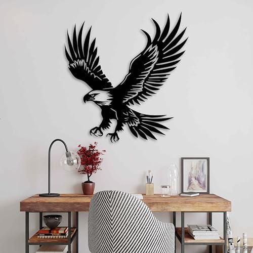 KAWA METALWORKS Metal Eagle Wall Art Decor