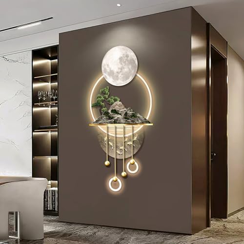 QAUWXKM 3D LED Wall Art Decor Sculpture