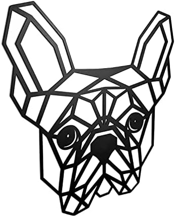 French Bulldog Metal Wall Decor Black Dog Art