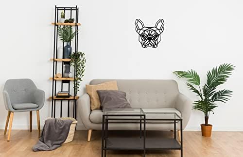 French Bulldog Metal Wall Decor Black Dog Art