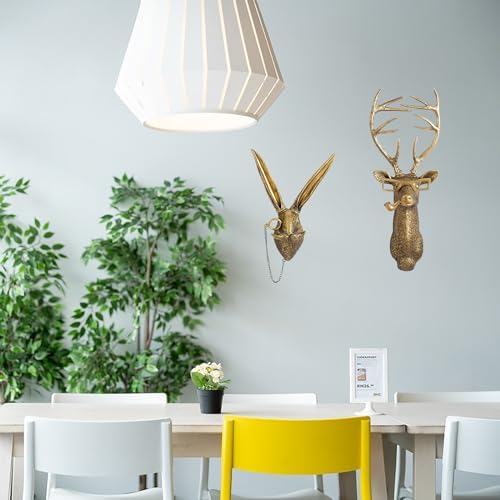 ONERWN Faux Deer Wall Decor Sculpture