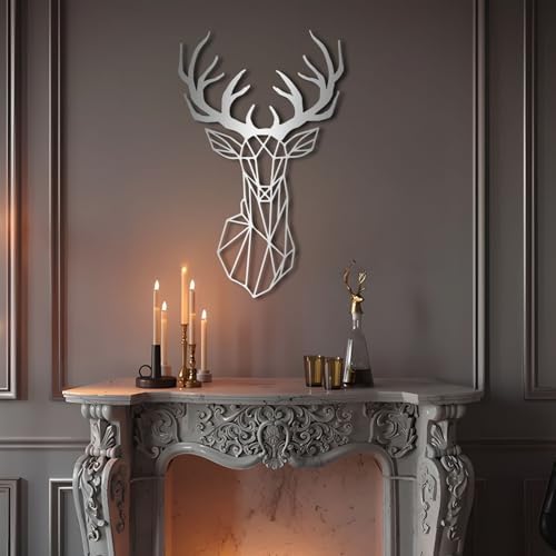 Tawinone Metal Deer Wall Art Gold 19x12in