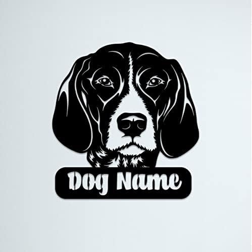 Personalized Metal Dog Wall Art for Home Decor