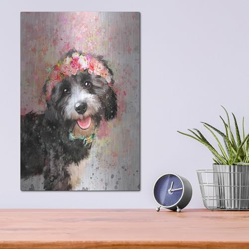 Flower Crown Havanese Wall Art 12x16 Inch