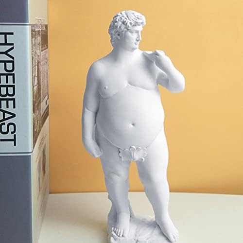 Fat David Statue Nude Male Figurine Desk Decoration