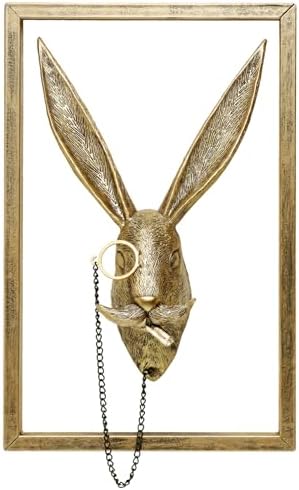 Newinhome Rabbit Wall Sculpture Resin Decor