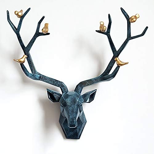 Feelme Large Faux Deer Head Wall Art Sculpture