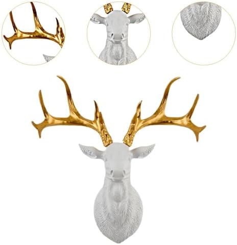 Kuntesetty Majestic Deer Head Wall Sculpture - Decor Accent