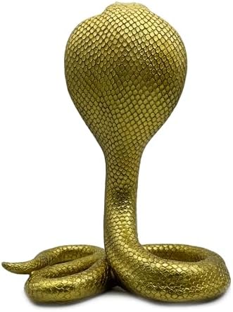 10 Inch King Cobra Snake Statue Figurine Decor Collectible
