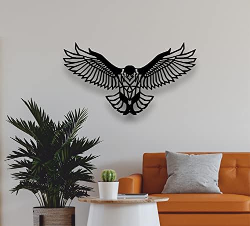 DEKADRON 3D Metal Eagle Wall Sculpture Decor