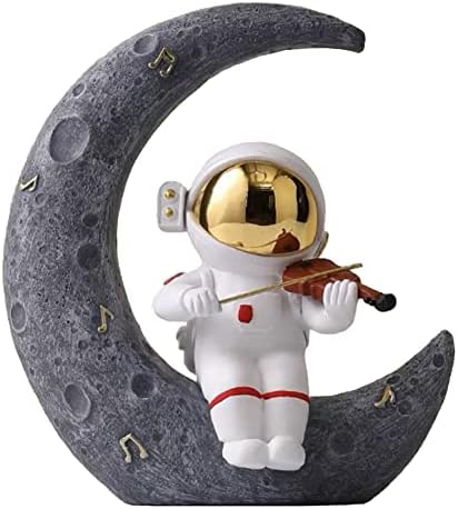 Paimuni Resin Astronaut Statue Desk Decor Collectible Figurine