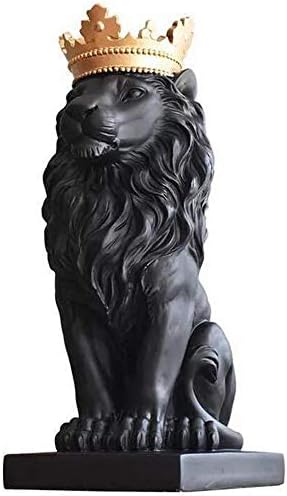 HW 15 Inch Lion King Statue Home Decor