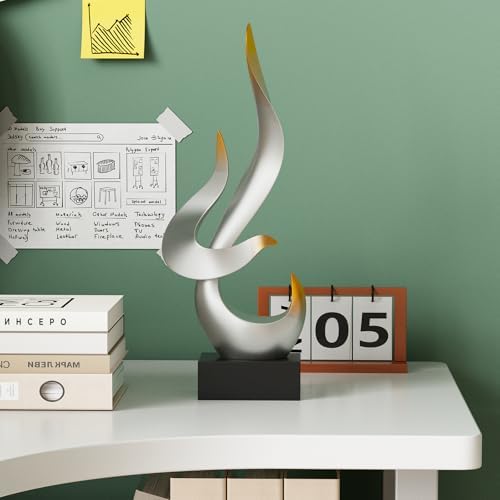 Dosker Flame Sculptures Home Decor Abstract Statues