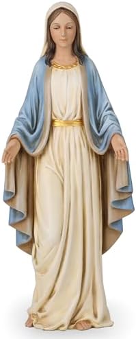 BC Catholic Blessed Virgin Mary Statue 125 Inch Hand Painted Classical Renaissance Sculpture