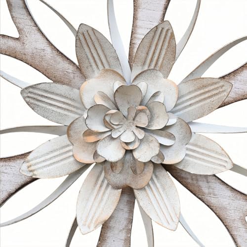 Remenna Rustic Wall Flowers Decor 12 Inch