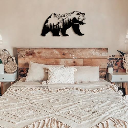 Bear Mountain Metal Wall Art 36L x 23W