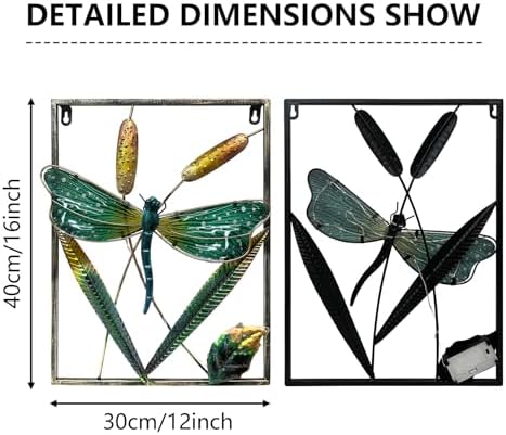 Liffy Dragonfly Wall Art Decor Lights