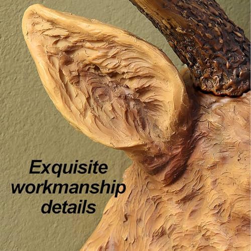 Stylish Deer Wall Art Faux Taxidermy Decor