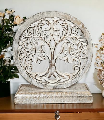 Wooden Carved Handmade Table Decor Statue
