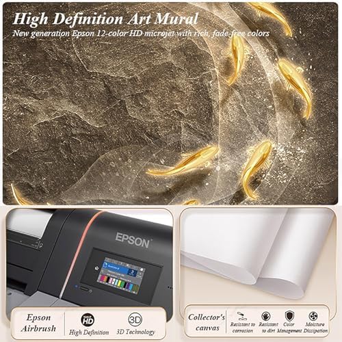 3D Landscape Metal Wall Art with LED Light