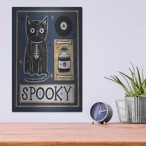 Frightfully Wicked 3 Dark Metal Wall Art 12x16