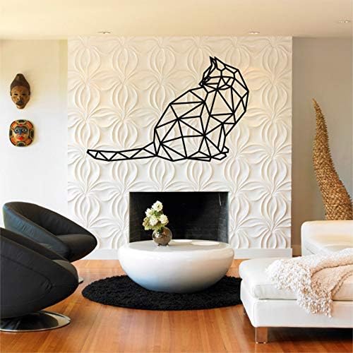 Modern Metal Cat Wall Decor 18W x 12H