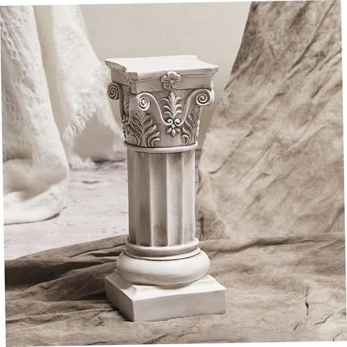 Roman Column Figurine Realistic White Greek Statues