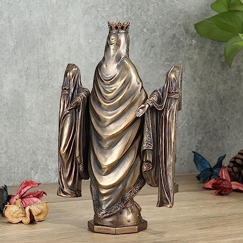 Veronese Design 8 18 Inch Lady of Grace Cold Cast Bronze Statue