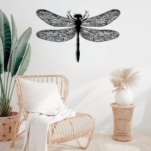 ENJOYOO Metal Dragonfly Wall Decor 24x15in