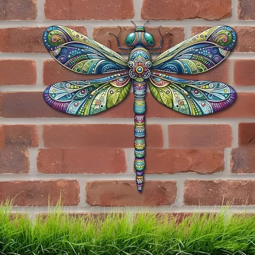 Semeid 1574 Inch Colorful Dragonfly Wall Art