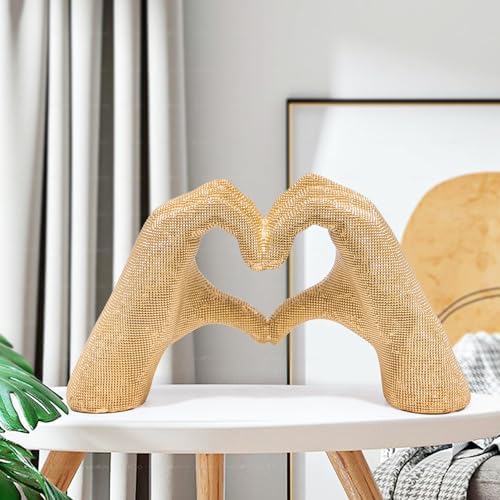 Hodao Heart Gesture Sculpture Unique Decor Design