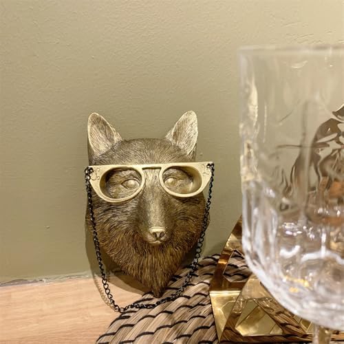 GUASDIE Faux Deer Head Wall Decor Sculpture