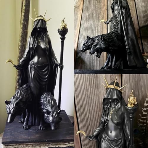 Hekate Niktipolos Cold-Cast Resin Statue