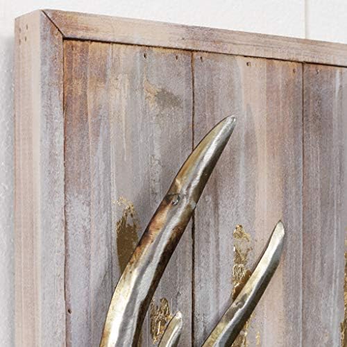 Empire Art Direct 3D Metal Deer Wall Sculpture