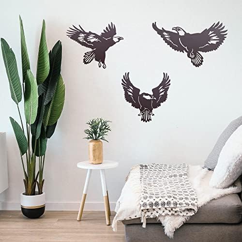 BVLFOOK Metal Eagle Wall Decor 11 Inch