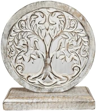 Wooden Carved Handmade Table Decor Statue