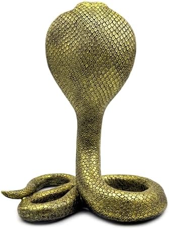 10 Inch King Cobra Snake Statue Figurine Sculpture