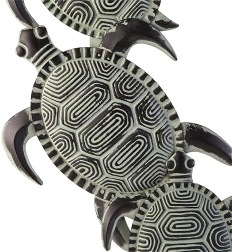 SEI Furniture Sea Turtle Wall Sculpture Agate Green Black