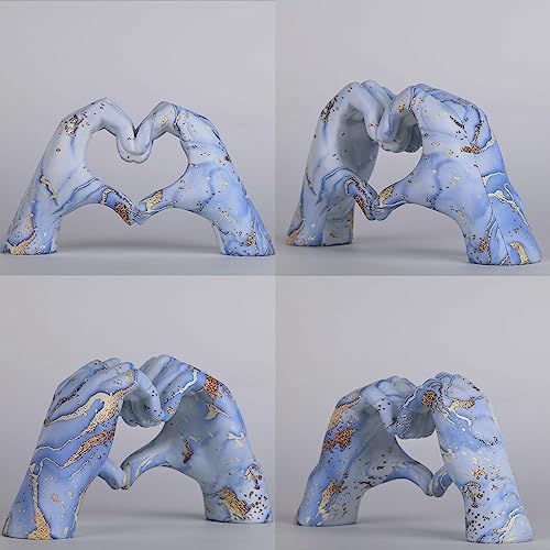 Starry Heart Hand Sculpture Decor Statue
