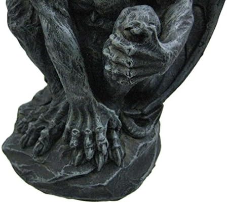 Poised Protector Winged Gargoyle Statue