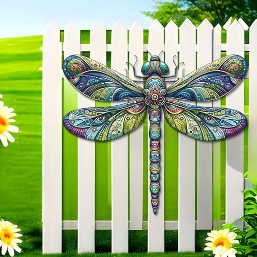 Semeid 1574 Inch Colorful Dragonfly Wall Art