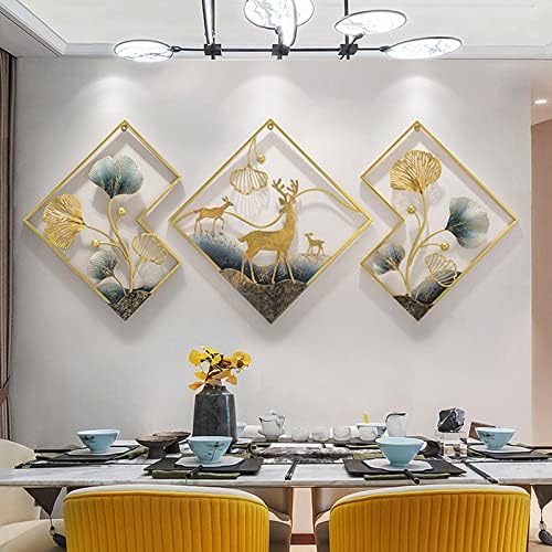 Tarkay 3 Piece Metal Wall Art Ginkgo Leaf Sculptures