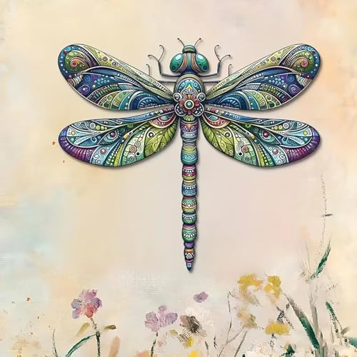Semeid 1574 Inch Colorful Dragonfly Wall Art