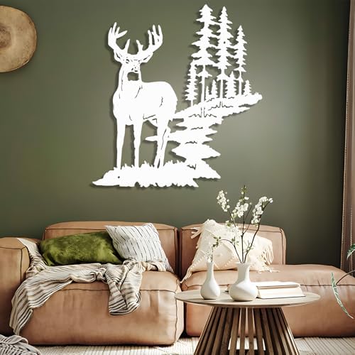 Tawinone Metal Deer Wall Art 17x19in